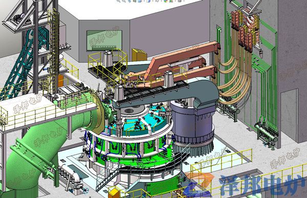 電弧爐部件效果圖展示